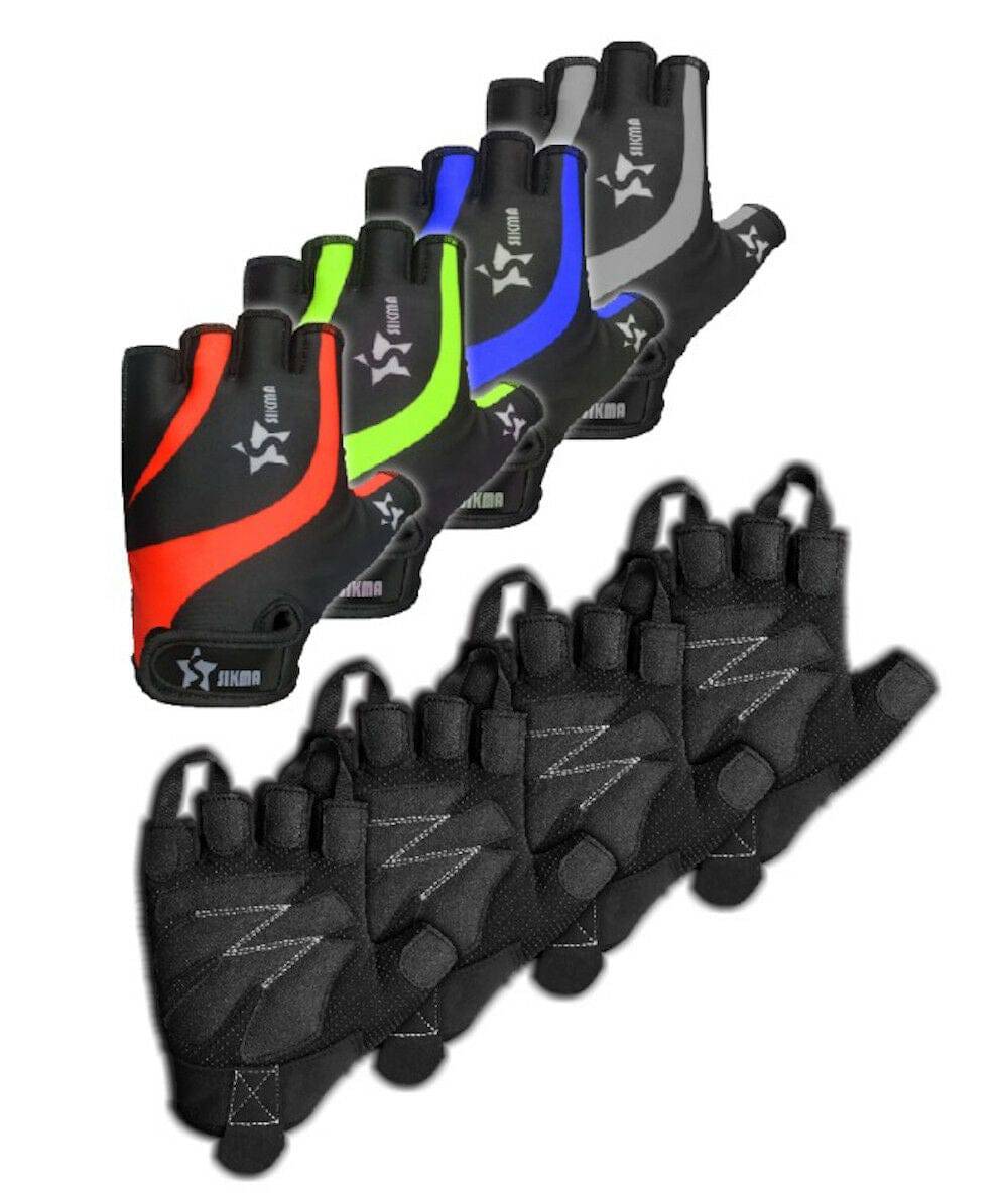 halbfinger handschuhe fahrrad Fingerlose/Halbfinger-Handschuhe zum Radfahren, rutschfeste Fahrradhandschuhe online in Australien