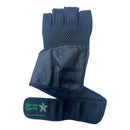 Gewichtheberhandschuhe mit Handgelenkbandagen