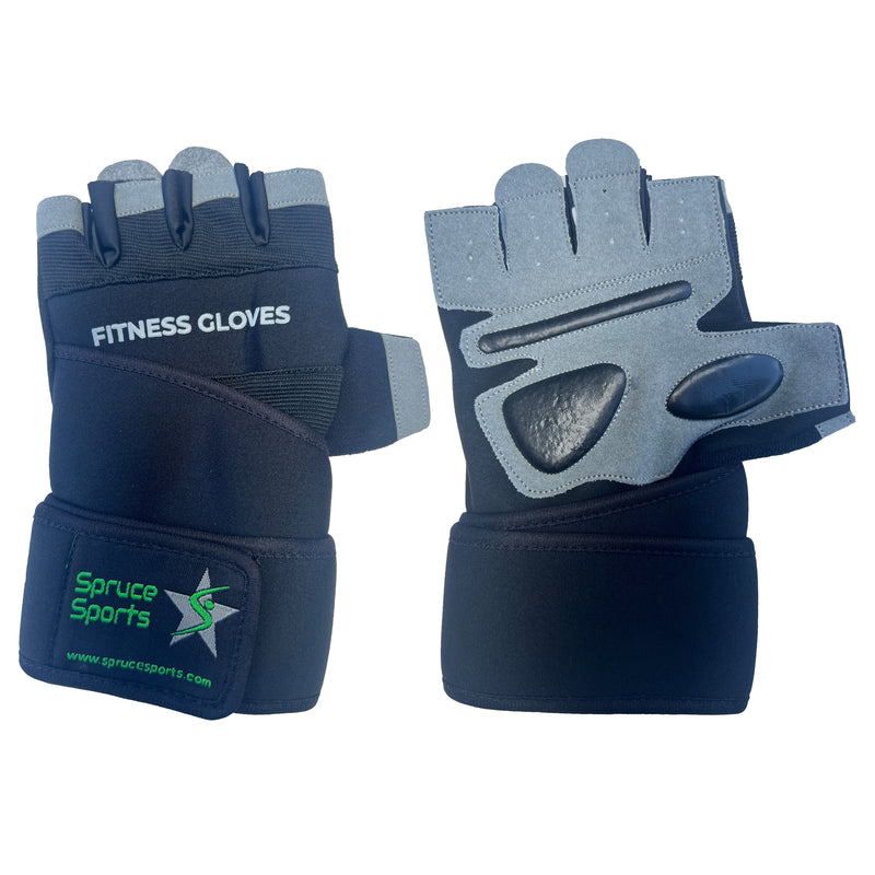 Weightlifting Gloves with Wrist Wraps