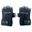 Gewichtheberhandschuhe mit Handgelenkbandagen