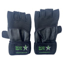 Gewichtheberhandschuhe mit Handgelenkbandagen