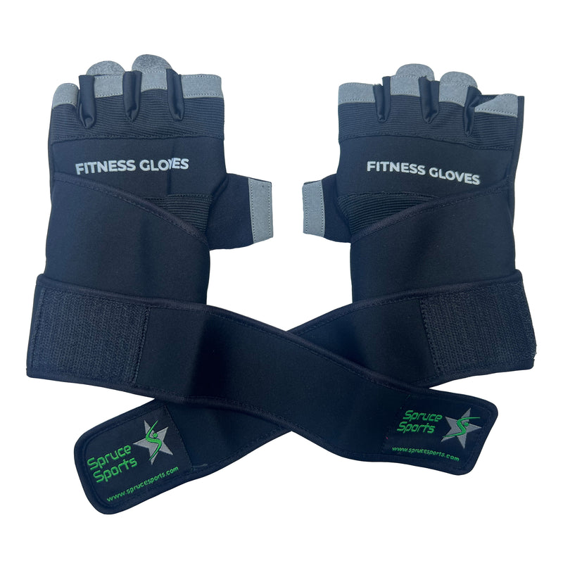 Weightlifting Gloves with Wrist Wraps