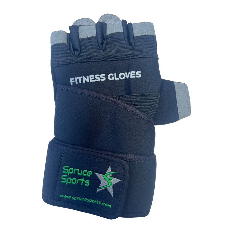 Weightlifting Gloves with Wrist Wraps