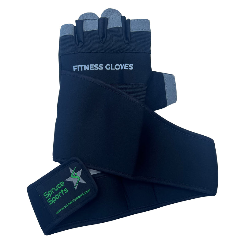 Weightlifting Gloves with Wrist Wraps