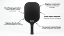 Pickleball Carbon Fiber Paddle - 14mm