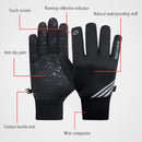 Winddichte Touchscreen-Handschuhe mit Gelpolster für Herren