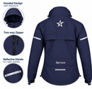 Regenjacke mit Kapuze für Damen