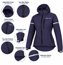 Regenjacke mit Kapuze für Damen