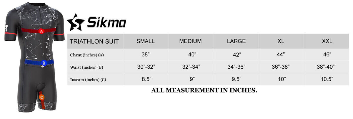 Men's All Seasons Gel Padded Tri Suit