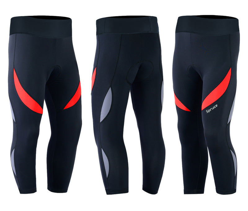 Women Cycling 3/4 Gel Padded Shorts - Spruce Sports