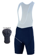 Men's Cycling Gel Padded Bib Shorts - Spruce Sports