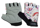 Ladies Cycling Half Finger Gel Padded Gloves - Spruce Sports