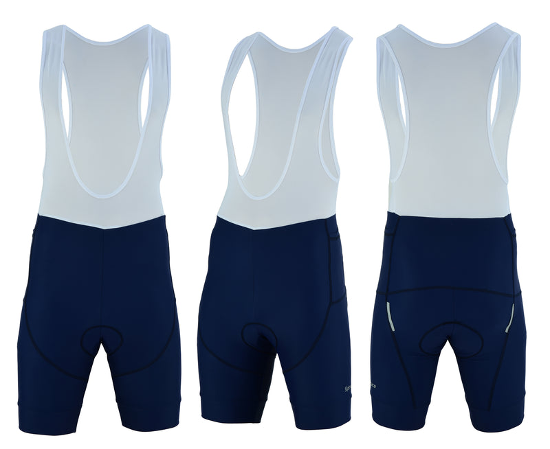 Men's Cycling Gel Padded Bib Shorts - Spruce Sports