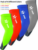 Unisex Arm Warmers - 4 No Pairs - Spruce Sports