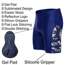 Men Cycling Gel Padded Sublimation Shorts - Spruce Sports