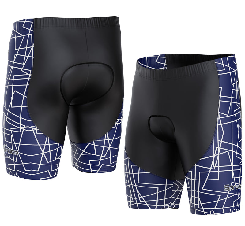 Men Cycling Gel Padded Sublimation Shorts - Spruce Sports