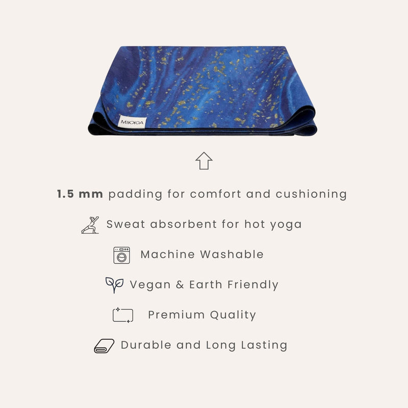 Travel Yoga Mat – Midnight Ocean - Spruce Sports