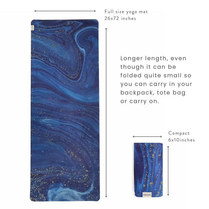 Travel Yoga Mat – Midnight Ocean - Spruce Sports