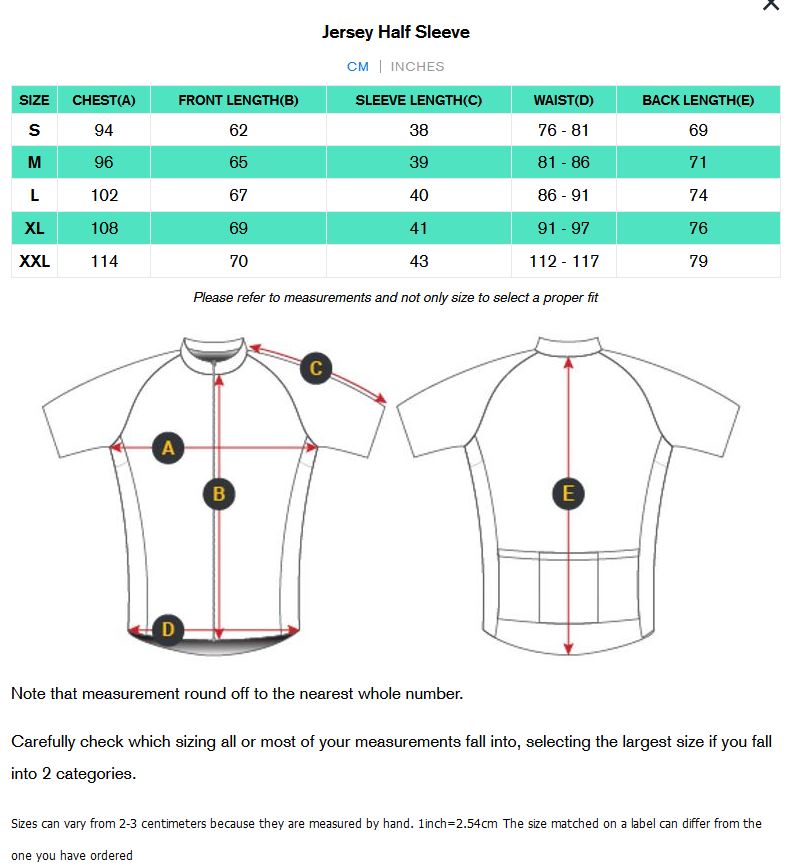 Men's Cycling Jersey - Spruce Sports