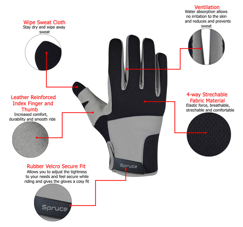 windfeste handschuhe Winddichte Touchscreen-Handschuhe mit Gelpolster für Herren