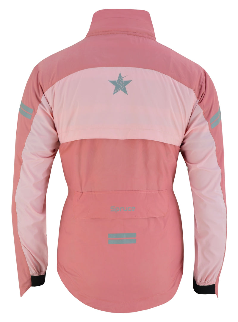 Women's Hooded Rain Jacket - Spruce Sports