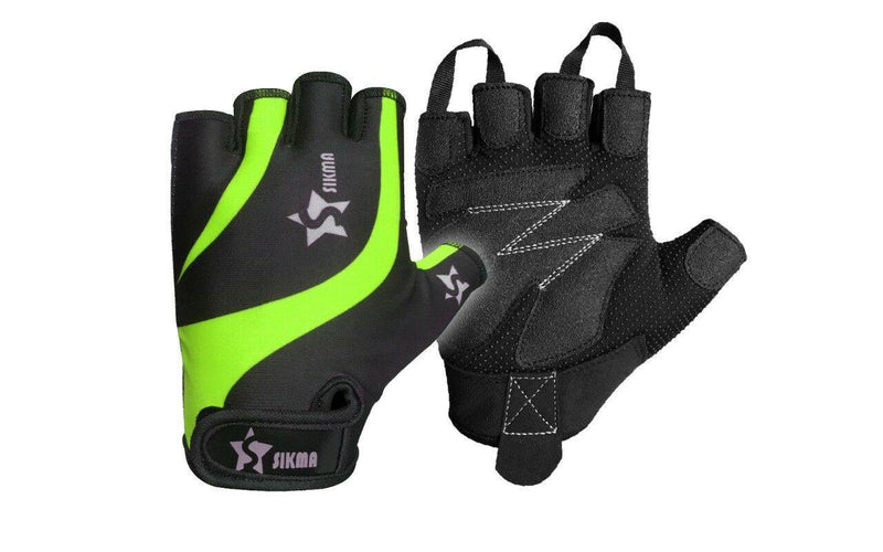 Cycling Fingerless/Half Finger Gloves Anti Slip Bike Mitts - Spruce Sports