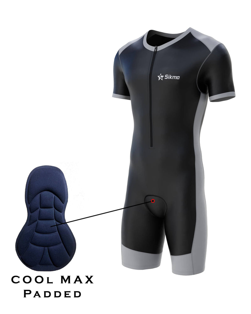 Men's All Seasons Padded Tri Skinsuit-Triathlon - Spruce Sports