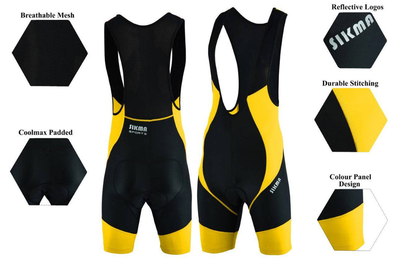 Men's Cycling Bib Shorts - Spruce Sports