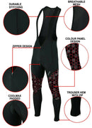 Men's Cycling Gel Padded Bib Tights - Spruce Sports