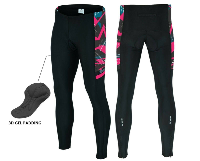Men's Cycling Gel Padded Tights - Spruce Sports