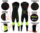 Men's Cycling Winter Bib Tights - Spruce Sports