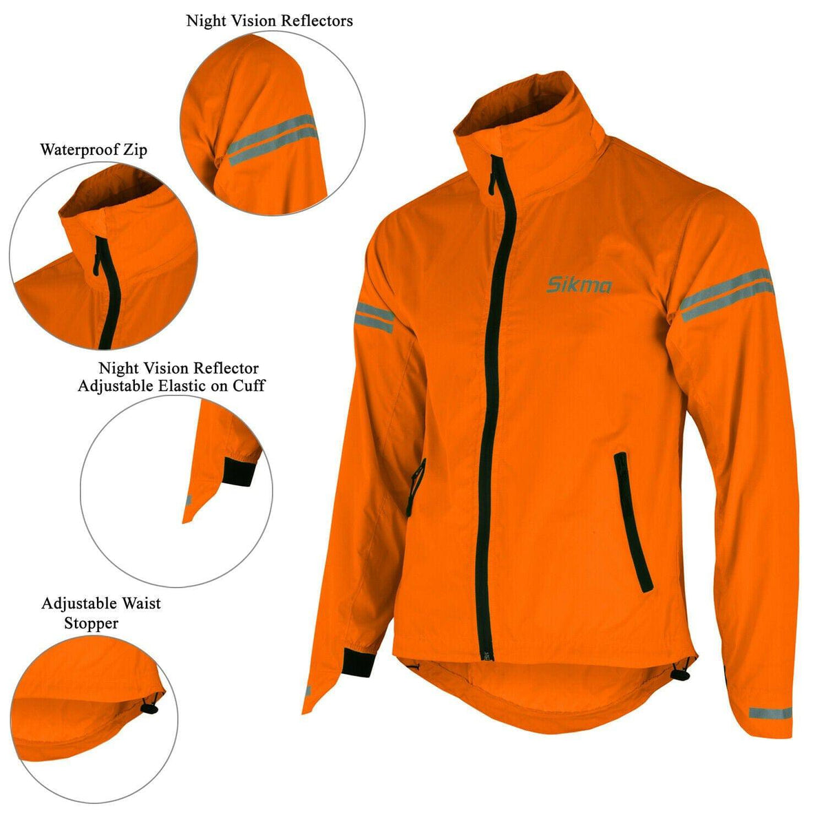 Men's Hooded Rain Jacket