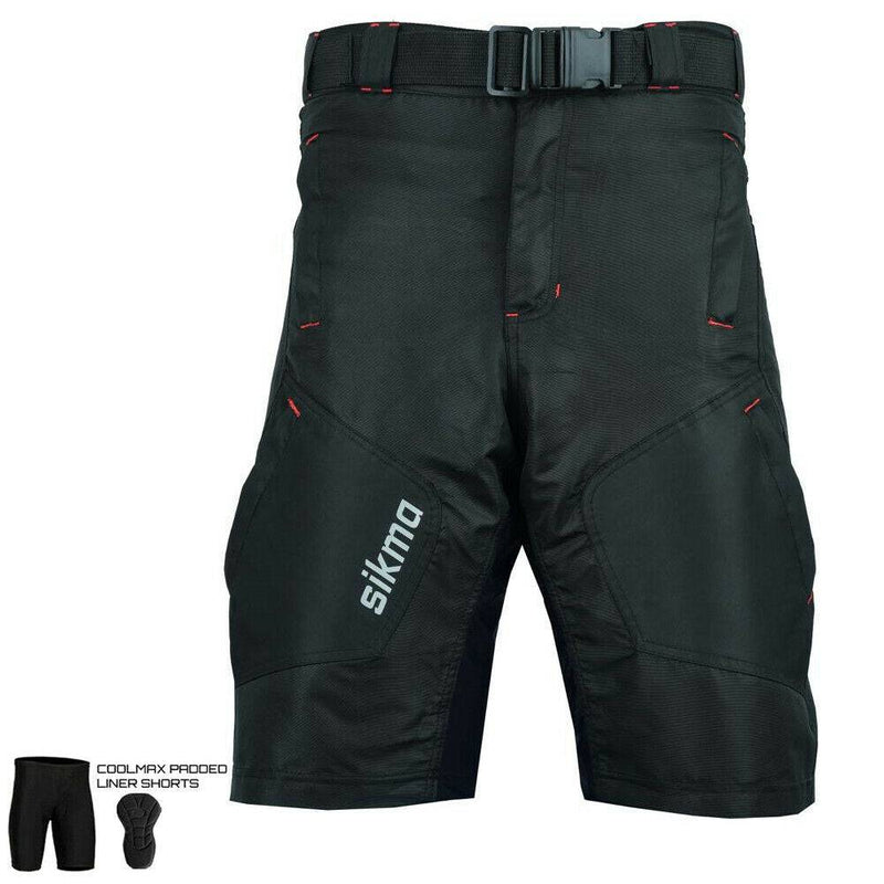 Premium MTB Shorts with Padded Liner Spruce Sports
