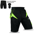 MTB Shorts with Padded Liner - Spruce Sports