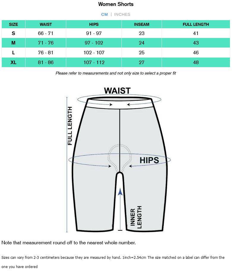 Women Cycling Long Length Padded Shorts - Spruce Sports
