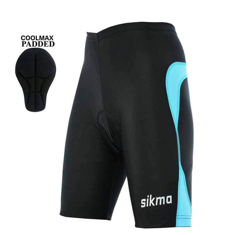 Women Cycling Long Length Padded Shorts - Spruce Sports