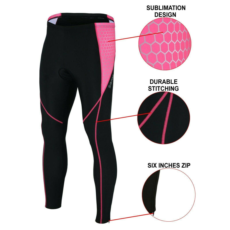 Women s Cycling 3D GEL Padded Tights Spruce Sports