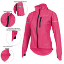 Women's Hooded Rain Jacket - Spruce Sports
