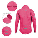 Women's Hooded Rain Jacket - Spruce Sports