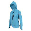 Women's Hooded Rain Jacket - Spruce Sports