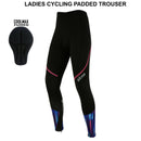 Women's Winter Cycling Padded Tights - Spruce Sports