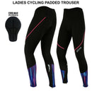 Women's Winter Cycling Padded Tights - Spruce Sports