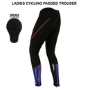 Women's Winter Cycling Padded Tights - Spruce Sports