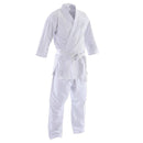 Karate Uniforms White PolyCotton Martial Art 8oz Gi with belt - Spruce Sports