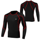 Men's Compression Top + Bottom Baselayers Set - Spruce Sports