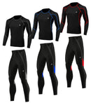 Men's Compression Top + Bottom Baselayers Set - Spruce Sports