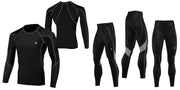 Men's Compression Top + Bottom Baselayers Set - Spruce Sports