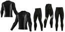 Men's Compression Top + Bottom Baselayers Set - Spruce Sports