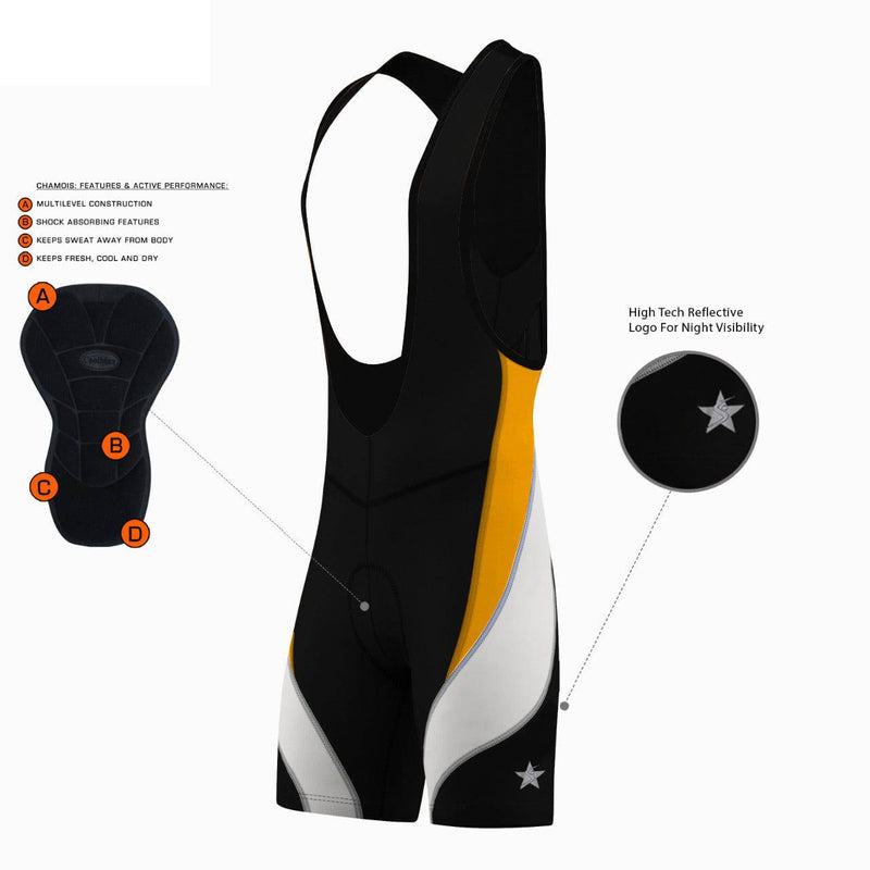 Men's Cycling Bib Shorts - Spruce Sports
