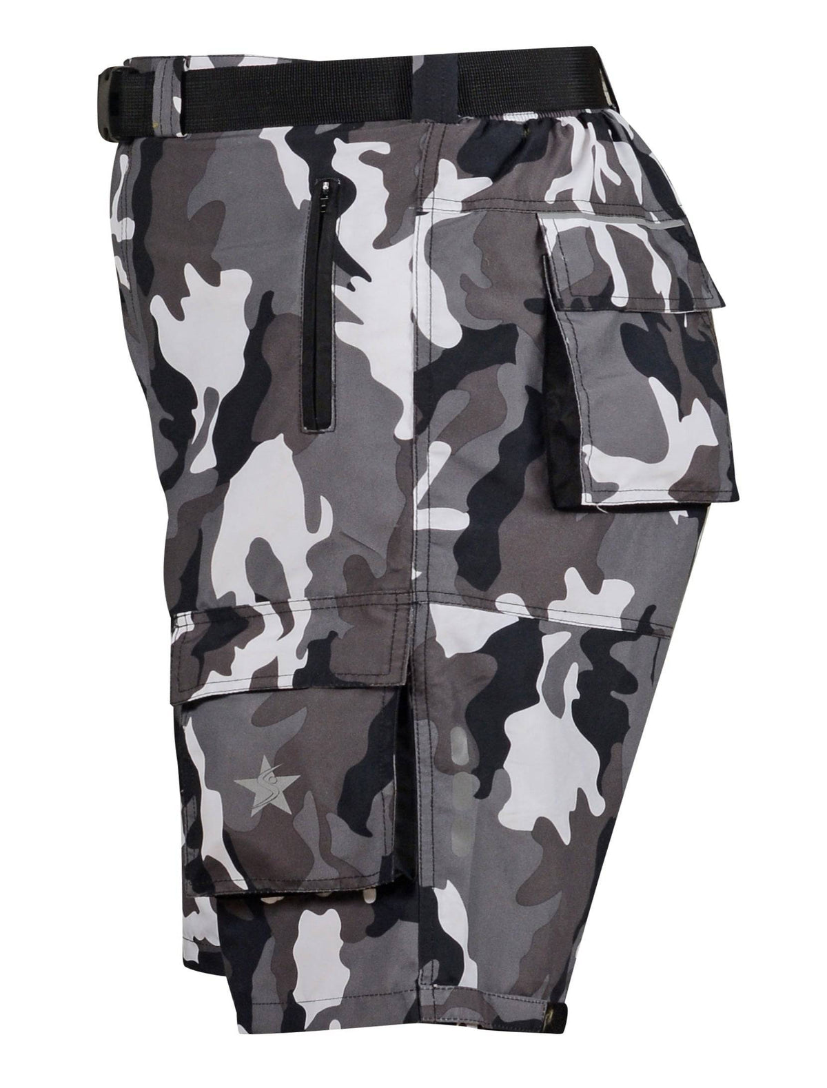 Camo MTB-Shorts für Herren mit gepolstertem Innenfutter